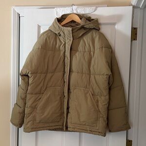 Madewell Taupe winter jacket size XL.